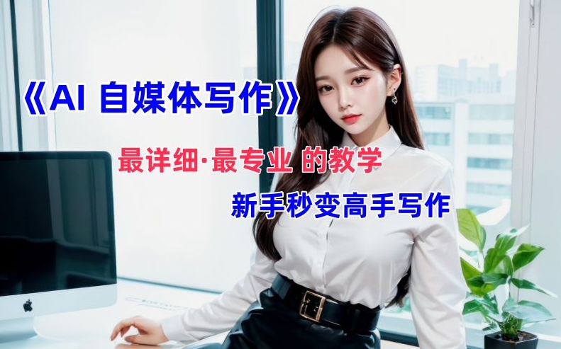 AI自媒体写作全攻略：新手快速进阶，掌握多平台创作技巧-小伟资源网