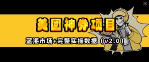 美团神券项目入门教程：外卖券膨胀推广全攻略(v2.0版)-小伟资源网