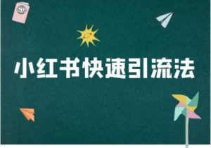 小红书电商引流秘籍:快速提升曝光与销量的实战教程-小伟资源网