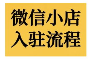 微信小店入驻流程详解及后台功能介绍演示-小伟资源网