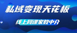 揭秘：0成本月入五位数，大学生网课家教中介的私域变现秘籍-小伟资源网
