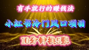 小红书搬运赚钱法揭秘：10分钟日入500+，小白也能轻松上手-小伟资源网