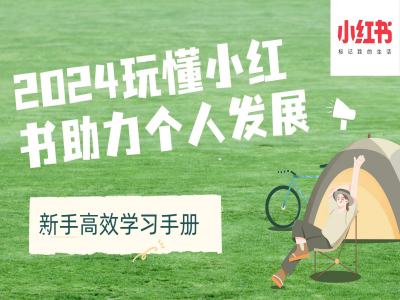 2024小红书新手高效学习手册：助力个人发展与成长-小伟资源网