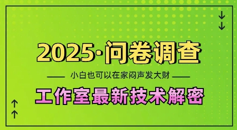 2025工作室技术揭秘：在家轻松赚钱，小白日入2张，矩阵放大策略全解析-小伟资源网