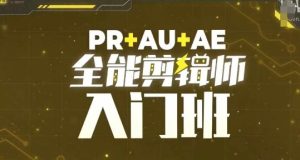 PR+AU+AE全能剪辑师入门班:从零基础到专业剪辑的必修课程-小伟资源网