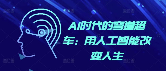 AI时代：如何利用人工智能实现人生逆袭与弯道超车-小伟资源网