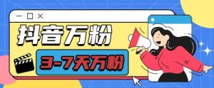 揭秘抖音万粉项目：七天快速涨粉，每天仅需半小时，轻松赚取600元-小伟资源网