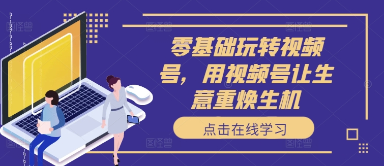 零基础入门视频号：轻松掌握技巧，助力生意焕发新生-小伟资源网