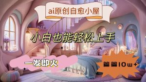 揭秘AI原创治愈小屋:小白轻松上手,篇篇10w+爆款秘籍-小伟资源网