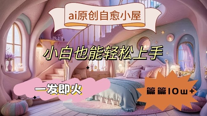 揭秘AI原创治愈小屋：小白轻松上手，篇篇10w+爆款秘籍-小伟资源网