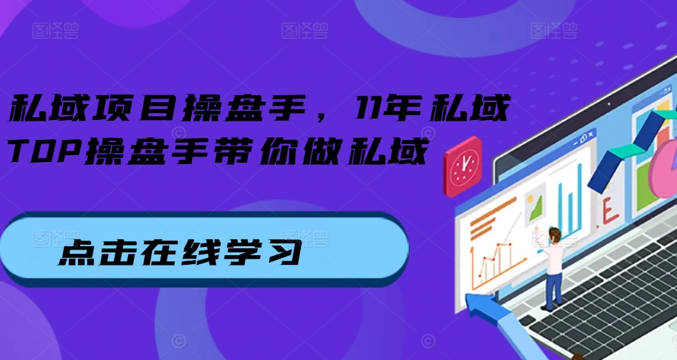 11年私域TOP操盘手亲授：从零到一打造高效私域项目-小伟资源网