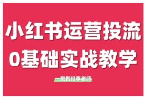 小红书广告投放实战课：从0到1掌握运营投流技巧，快速上手广告投放-小伟资源网