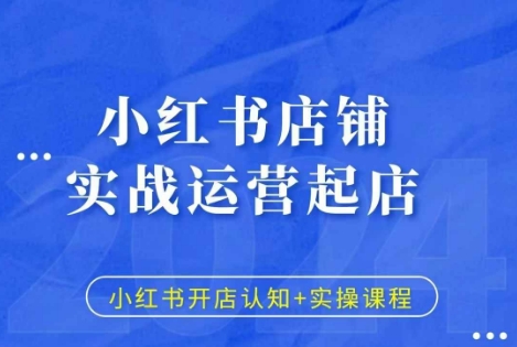 小红书店铺运营实战：从开店认知到实操技巧全攻略-小伟资源网