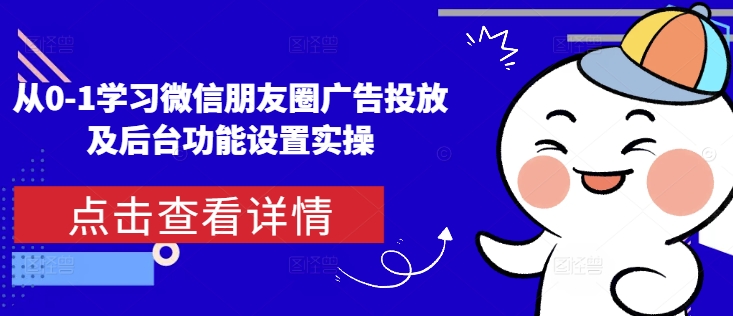 《微信朋友圈广告投放与后台功能设置：从入门到精通的实操指南》-小伟资源网