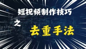 揭秘最新短视频搬运技巧：纯手工去重与二创剪辑全攻略-小伟资源网