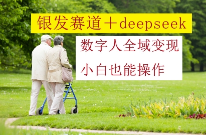 \”银发经济+DeepSeek数字人变现，新手轻松上手全攻略\”-小伟资源网