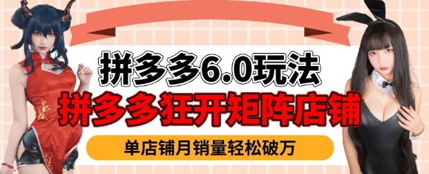 \”拼多多虚拟商品暴利玩法，新手月入过万秘籍\”-小伟资源网