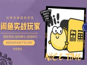 闲鱼0到1变现全攻略:爆款打造+超级曝光+高转化技巧-小伟资源网