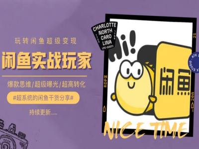 闲鱼0到1变现全攻略：爆款打造+超级曝光+高转化技巧-小伟资源网