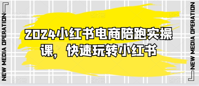 2024小红书电商实战课：20+节精华课程带你快速变现-小伟资源网