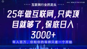 2025年别再找项目了!卖项目才是稳赚不赔的新风口【内幕曝光】-小伟资源网