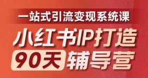 90天小红书IP速成营(第10期):升级版引流变现实战课-小伟资源网