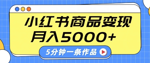 \”小红书字幕变现：5分钟一条，轻松月入5k+的商单玩法\”-小伟资源网