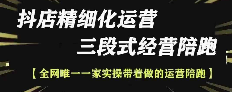 \”抖店精细化运营全攻略：详细玩法解析与实操技巧\”-小伟资源网