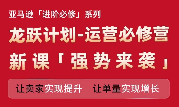 \”亚马逊龙跃计划：运营必修课助卖家销量飙升\”-小伟资源网
