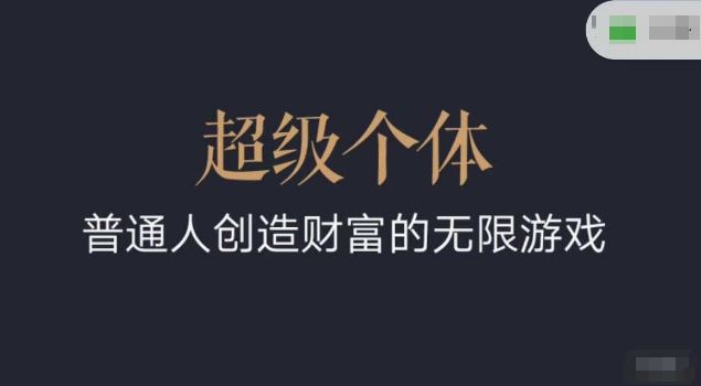 《2024-2025财富逆袭：普通人玩转无限创富游戏》-小伟资源网