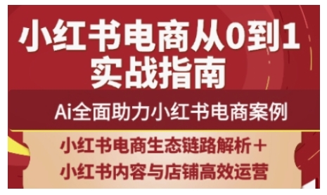 \”2025小红书电商AI全链路运营实战案例解析\”-小伟资源网