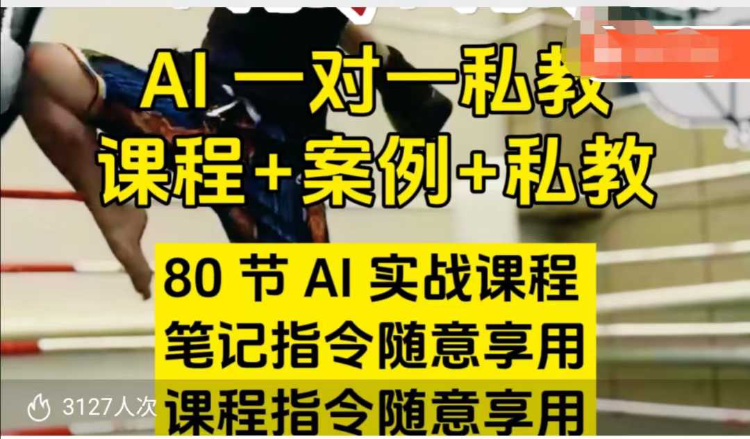 \”80节AI指令实战课：案例+笔记+指令全掌握\”-小伟资源网