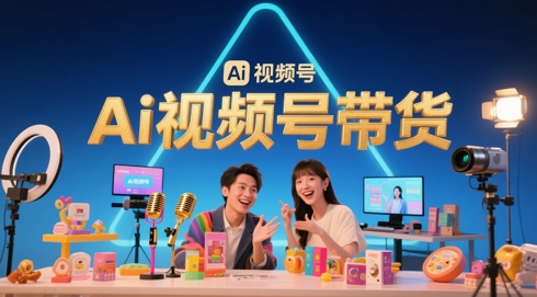 \”AI视频号带货风口：月入过万秘诀，破解99%人的内容制作难题\”-小伟资源网
