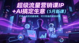 AI+IP双核驱动：5月新课解锁超级流量变现实战攻略-小伟资源网