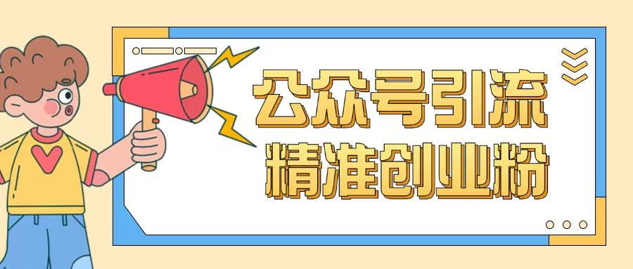 \”0基础玩转公众号引流：轻松吸引创业粉的流量秘籍\”-小伟资源网