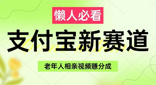 \”支付宝新玩法：老年相亲视频分成，轻松月入过万，操作简单易上手\”-小伟资源网