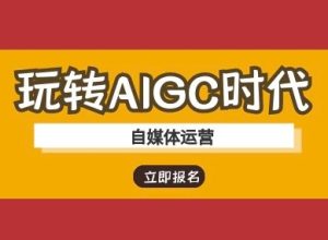 AI时代自媒体运营指南：轻松玩转AIGC创作-小伟资源网