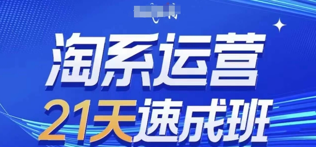 \”2025淘系运营21天零基础实战班｜3月新版，手把手教你真功夫\”-小伟资源网