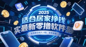 2025居家赚钱神器：手机零撸日赚400+，多劳多得实测揭秘-小伟资源网