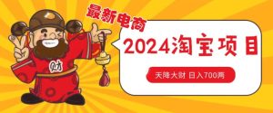 2024淘宝无货源截流选品秘籍:自然流量月入1.9万实操大公开-小伟资源网
