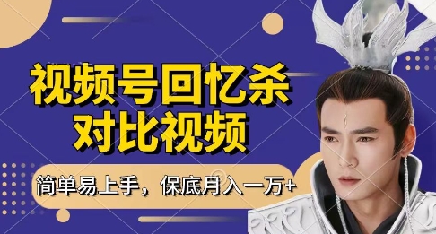 \”1小时日赚300+！视频号分成计划揭秘，新手轻松月入过万【回忆杀对比视频教程】\”-小伟资源网