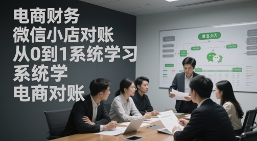 \”电商财务实战：微信小店对账从入门到精通全攻略\”-小伟资源网