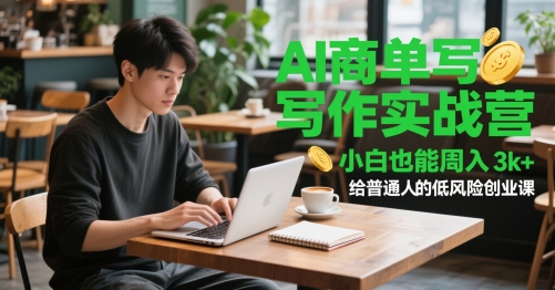 \”AI写作变现实战：零基础周赚3k+，普通人低风险创业指南\”-小伟资源网