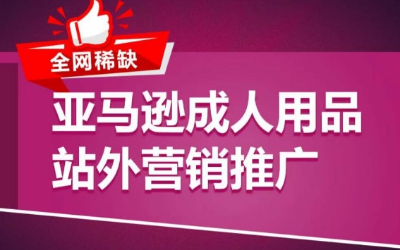 \”亚马逊成人用品站外推广策略：快速打造爆款新品\”-小伟资源网