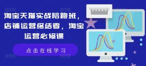 淘宝天猫运营必修课：实战陪跑班助你成为店铺运营高手-小伟资源网