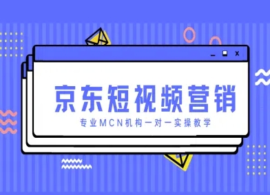 京东短视频营销实战：MCN机构手把手教学-小伟资源网
