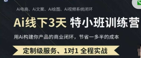 \”3月AI实战培训：0基础速成，企业获客增效&打造超级个体\”-小伟资源网