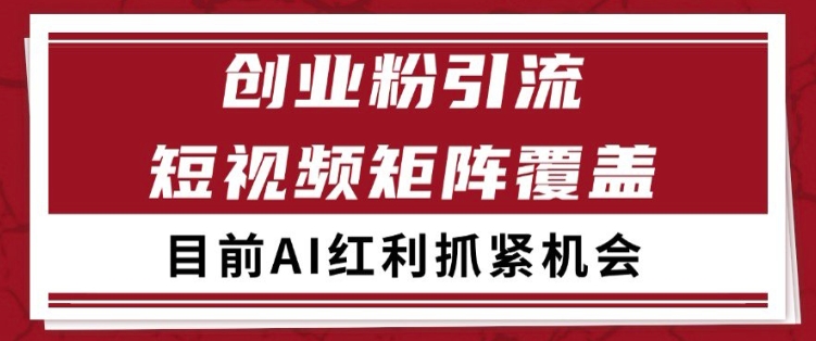 \”揭秘小红书抖音创业引流：自热矩阵日吸200+精准客源\”-小伟资源网