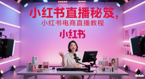 小红书直播带货全攻略：从入门到爆单的实战技巧-小伟资源网