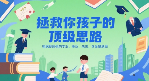 \”高含金量付费好文：全方位规划孩子学业、事业与未来的顶级指南\”-小伟资源网